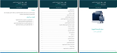 سجل الرخصة المهنية