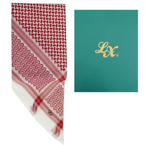 شماغ LX احمر فاخر 006