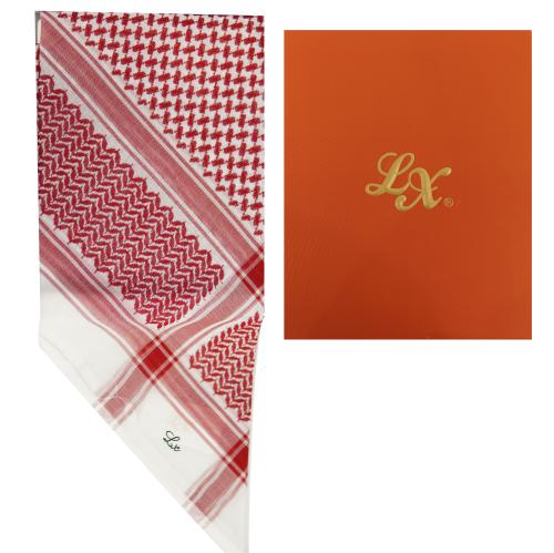 شماغ LX احمر فاخر 005