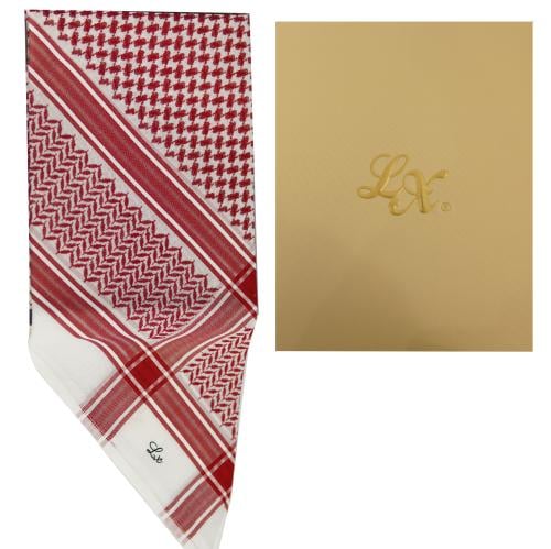 شماغ LX احمر فاخر 04