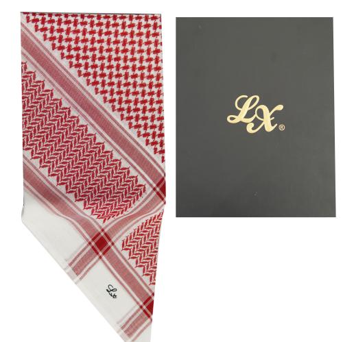 شماغ LX احمر فاخر 007