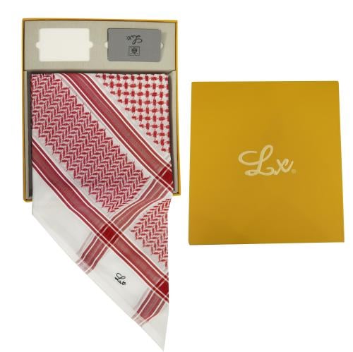 شماغ LX احمر فاخر