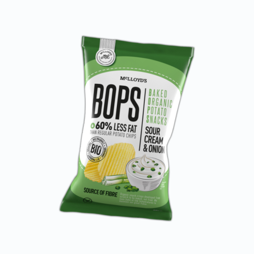 سناكس البطاطس مع الذرة والبصل العضوي ٨٥غ