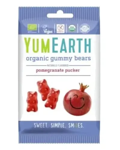 Yum Earth organic soft candy 50g