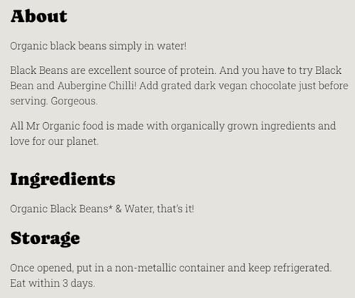 فاصوليا سوداء عضوية ٤٠٠ غ