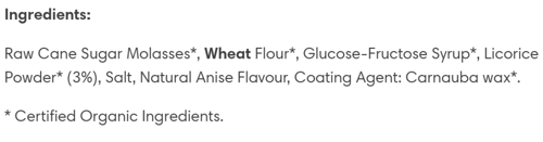 حلوي العرقسوس عضوية ٧٥غ