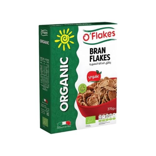 او فليكس رقائق النخالة العضوية 375 غ