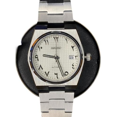 Seiko Mod Watch (PRX) with Arabic numbers in white color