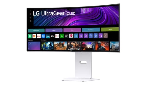 LG UltraGear™ OLED 34” WQHD Curved 240Hz Smart Gam...