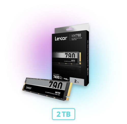 Lexar NM790 SSD 2TB PCIe Gen4 NVMe M.2 2280 Intern...