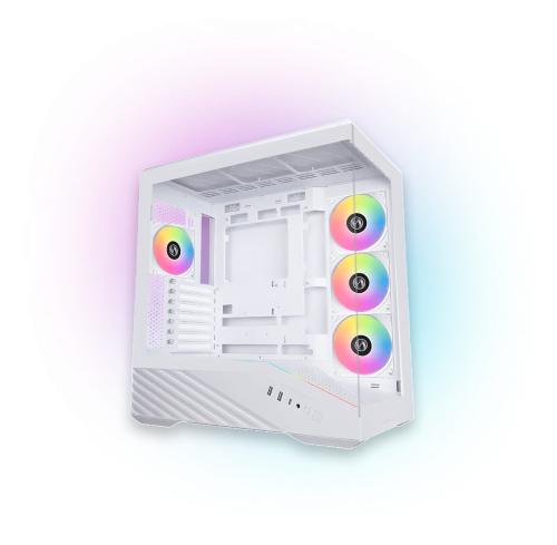 Lian Li V100 ATX Mid-Tower PC Case | White