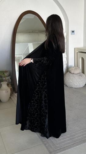 عباية مخمل شتوي