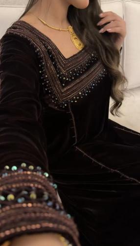 جلابيه مع السدو التراثي