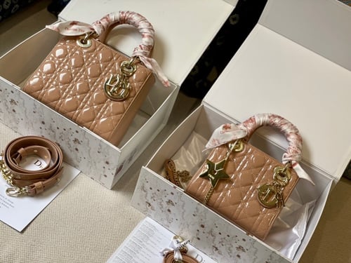 Lady Dior with scarf