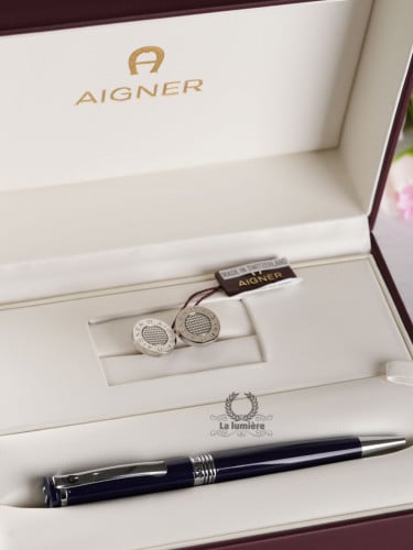 طقم قلم + كبك aigner