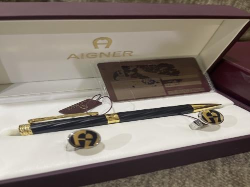 طقم قلم + كبك aigner