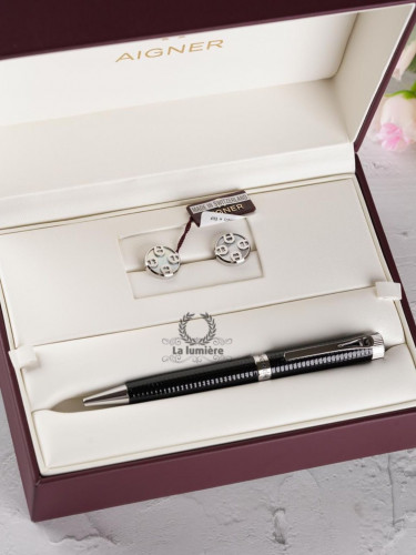 طقم قلم + كبك aigner