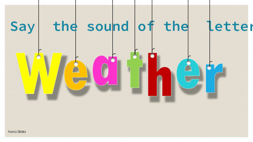 We Can 1 Unit 4 Days & Weather