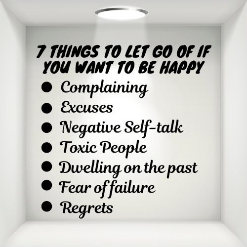 ملصقات الأسطح - 7 things to let go