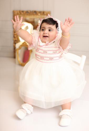 فستان تطريز سموك