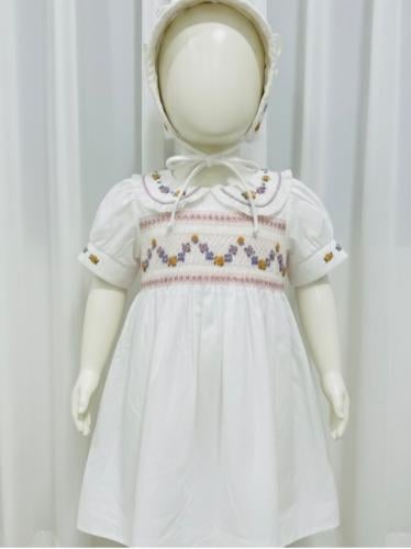 فستان بتطريز موف