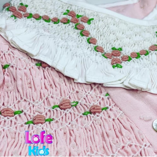 فستان تطريز سموك