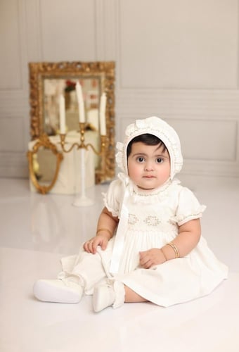 فستان تطريز سموك