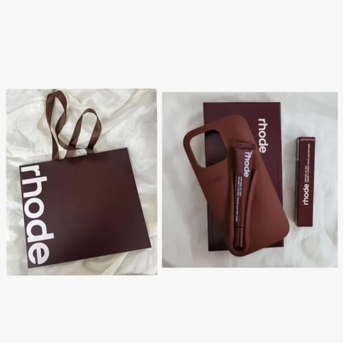 مجموعة rhode قلوس + كفر + كيس