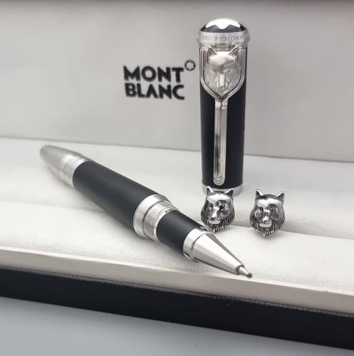 قلم و كبك مونت بلانك موديل الذيب