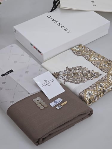 قماش جفنشي شتوي مع شال