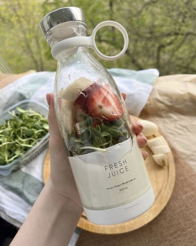 قارورة الخلاط الذكي المحمولة - اخلط ، اشرب، نظف -...