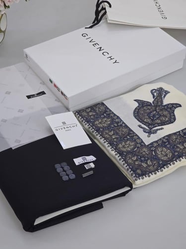 قماش جفنشي شتوي مع شال