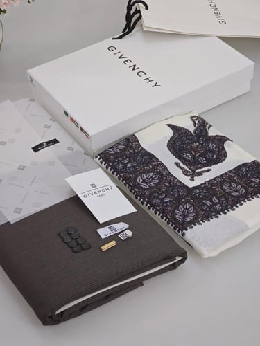 قماش جفنشي شتوي مع شال