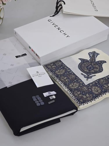 قماش جفنشي شتوي مع شال