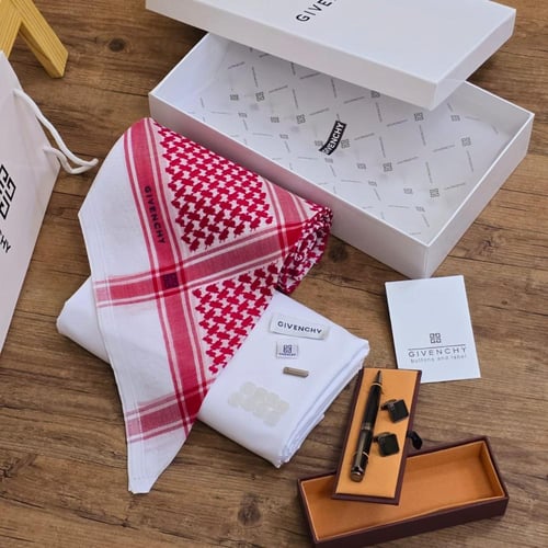 قماش جفنشي إصدار 2025 مع شماغ جفنشي وقلم وكبك | هد...