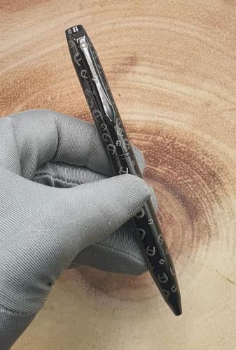 قلم اقنر إستيل مزخرف بشعار اجنر