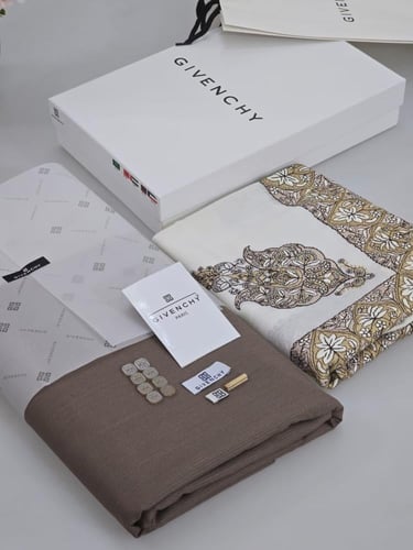 قماش جفنشي شتوي مع شال