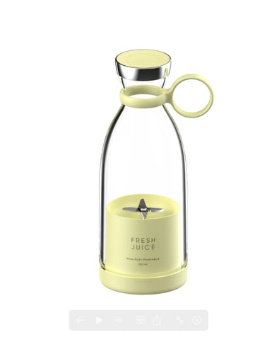 قارورة الخلاط الذكي المحمولة - اخلط ، اشرب، نظف -...