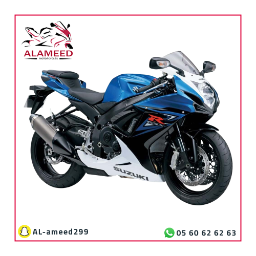 فيابر ريسGSXR750-GSXR600 2024-2011 ازرق - اسود
