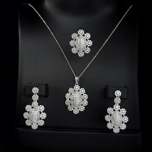 طقم ٣ قطع فضي من رامس