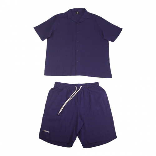 Dark blue linen