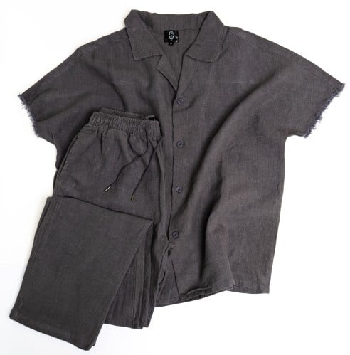 Grey linen