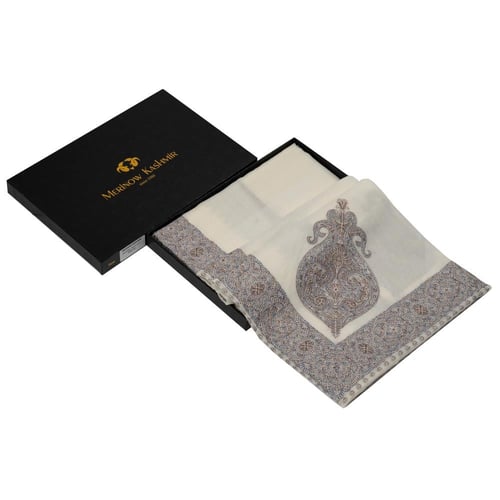 غترة ميرينو كشمير الشتوية لون اصدار 2025