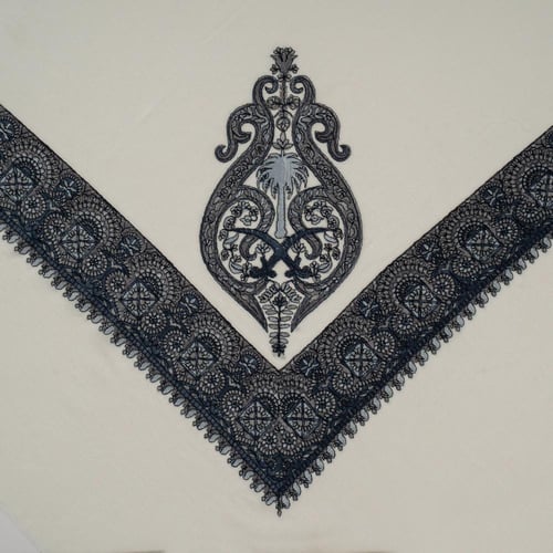 شال باشمينا ملكي خاص صوف كشميري 100% بتصميم السيفي...