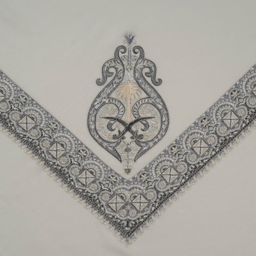 شال باشمينا ملكي خاص صوف كشميري 100% بتصميم السيفي...