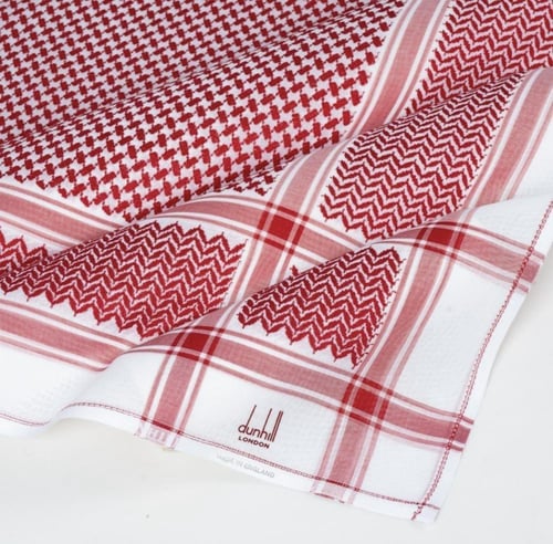 شماغ دنهل احمر كلاسيك الاصلي 2025 DUNHILL