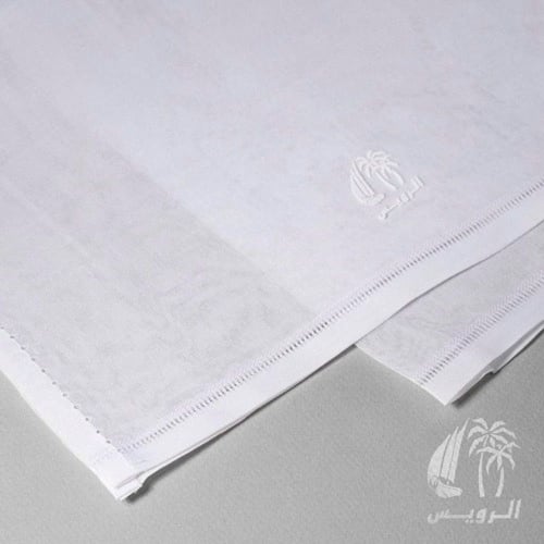 غترة الرويس القطريه بياض ناصع صناعة يابانية