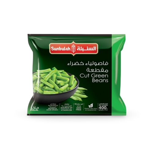فاصوليا خضراء مقطعة السنبلة (400 جم)