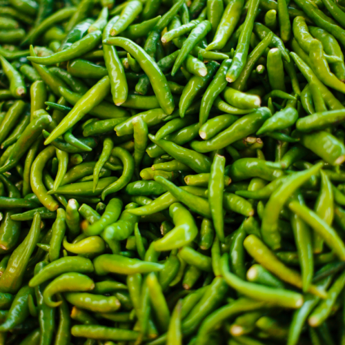 فلفل أخضر وسط مستورد (6 كجم)