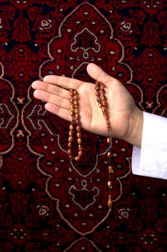 مسبحة فاتوران صب جديد بني كراميلي معرق قصة بيض حما...